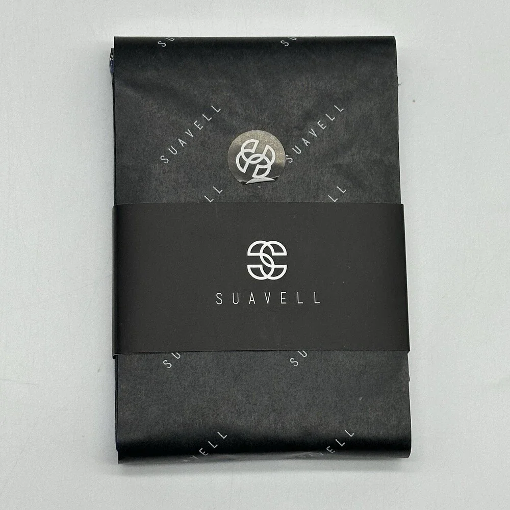 Suavell Ocean Stone Pilot Leather Slim Bi-Fold Wallet for Men RFID Money Clip